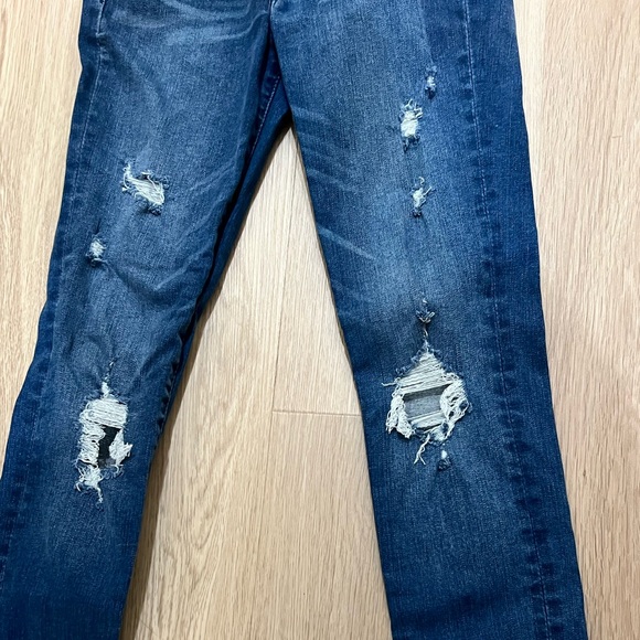 Abercrombie and Fitch the super skinny ultra high skinny jeans with rips - Picture 5 of 10